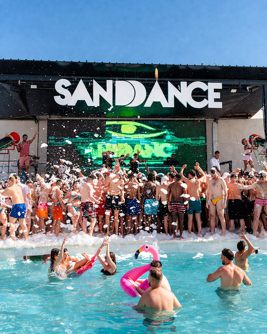 Pool party scène Spring Break